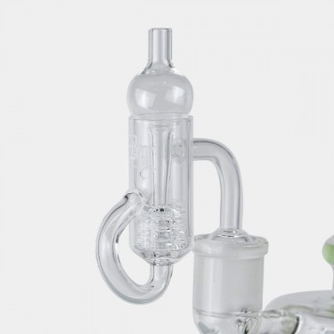 Loop Banger with 18 mm male 90º Carb Cap - GB The Green Brand