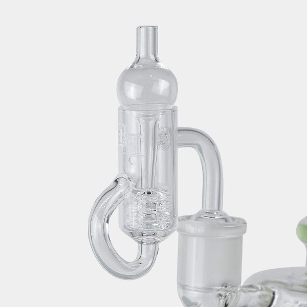Loop Banger with 18 mm male 90º Carb Cap - GB The Green Brand