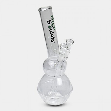 Glass Bong with Double Bowl - GB The Green Brand