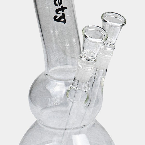 Glass Bong with Double Bowl - GB The Green Brand