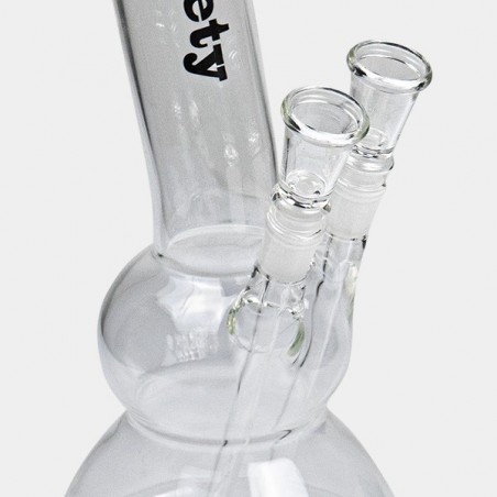 Glass Bong with Double Bowl - GB The Green Brand