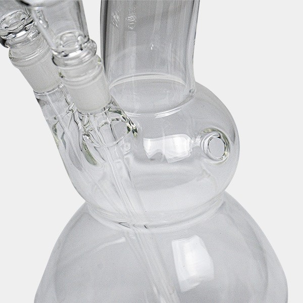Glass Bong with Double Bowl - GB The Green Brand