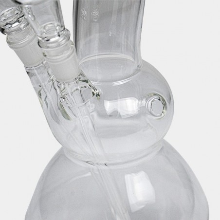Glass Bong with Double Bowl - GB The Green Brand