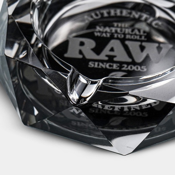 RAW Glass Ashtray Rainbow and Dark Side - GB The Green Brand