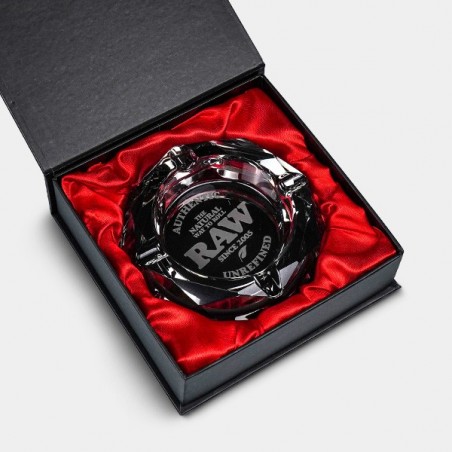 RAW Glass Ashtray Rainbow and Dark Side - GB The Green Brand