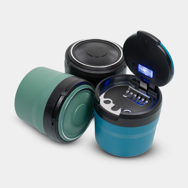 View Car Ashtray with LED Light - GB The Green Brand