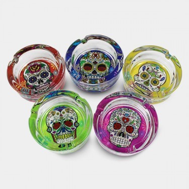 Glass Ashtray, Two models available. - GB
