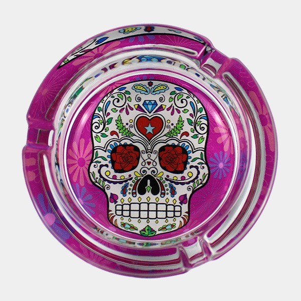 Glass Ashtray, Two models available. - GB
