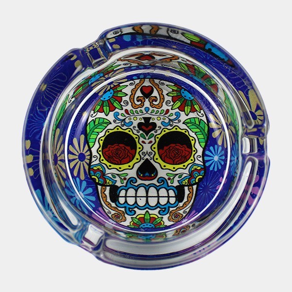 Glass Ashtray, Two models available. - GB