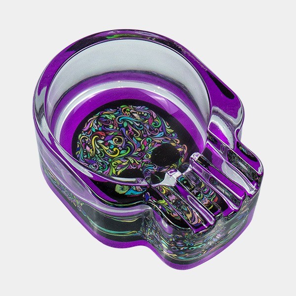 Champ glass skull ashtray - GB The Green Brand