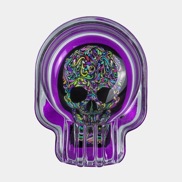 Champ glass skull ashtray - GB The Green Brand