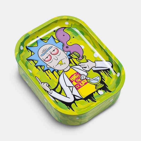'R T-Shirt' Metal Box With Rolling Tray - Growbarato