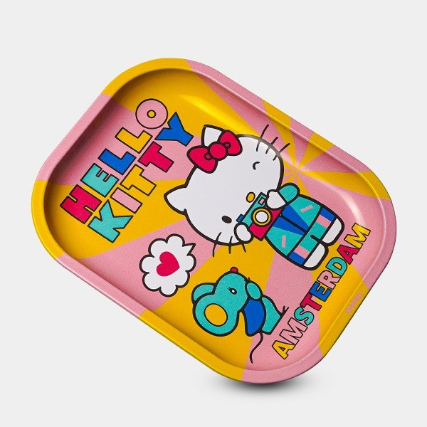 View G-ROLLZ Small Hello Kitty Retro Tourist Rolling Tray - GB The Green Brand