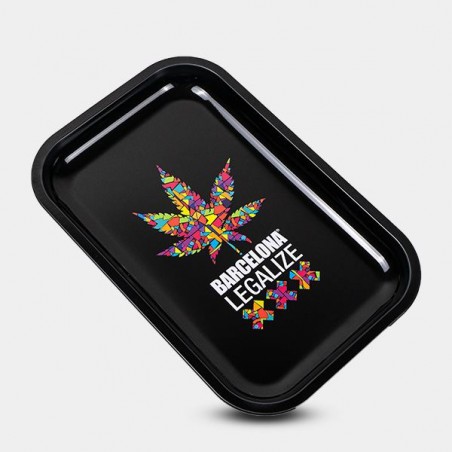 'Legalize' Rolling Tray 29 x 19 cm (11.4 x 7.4 in)  - GB The Green Brand