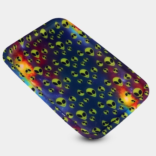 Fluorescent rolling tray