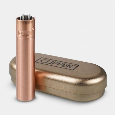 Rose Gold Clipper metal lighter - GB The Green Brand