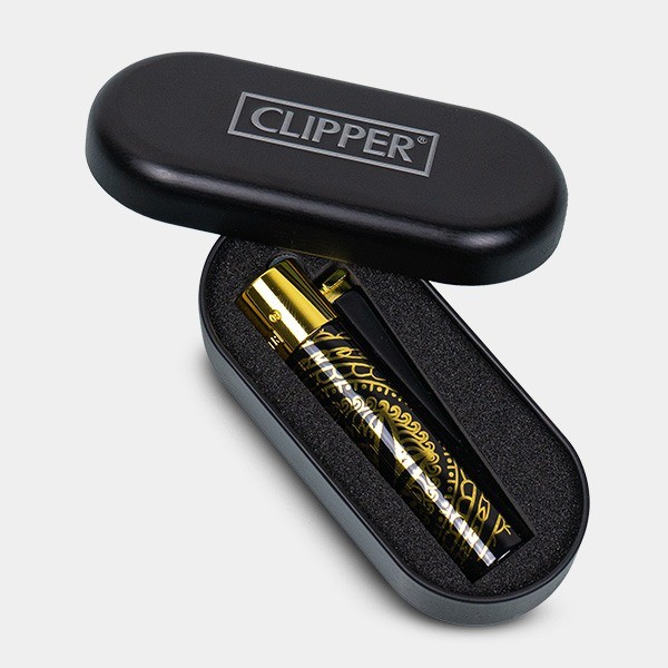 Leaves Premium Clipper metal lighter - GB The Green Brand
