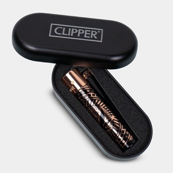 Leaves Premium Clipper metal lighter - GB The Green Brand