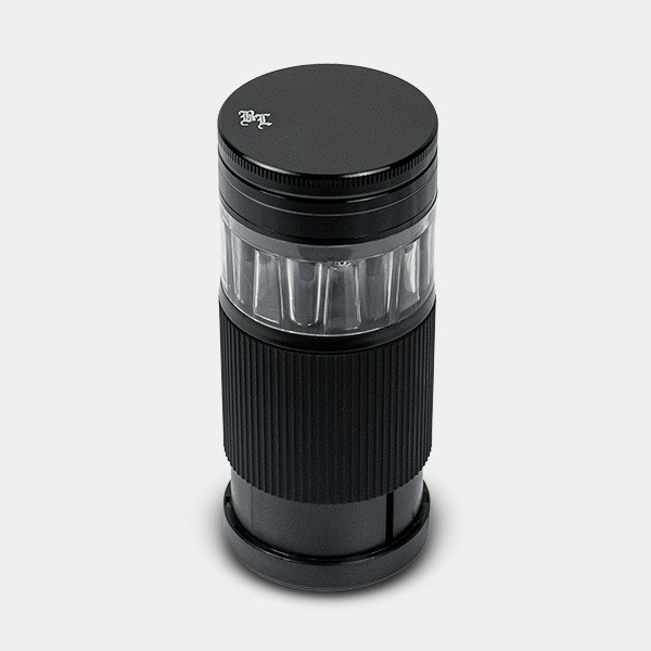 Grinder with Cone Filler black