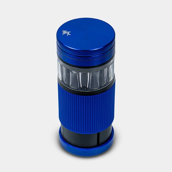 Grinder with Cone Filler blue