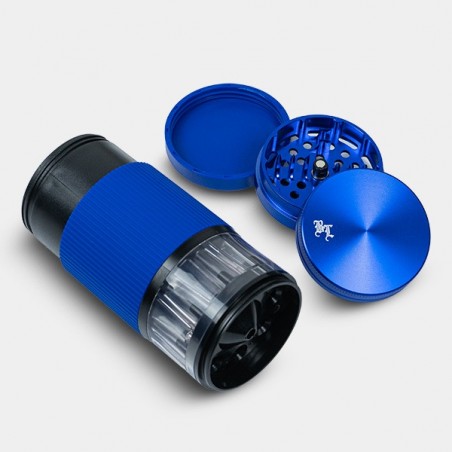 Grinder with Cone Filler blue pieces