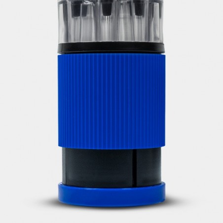 Grinder with Cone Filler blue detail