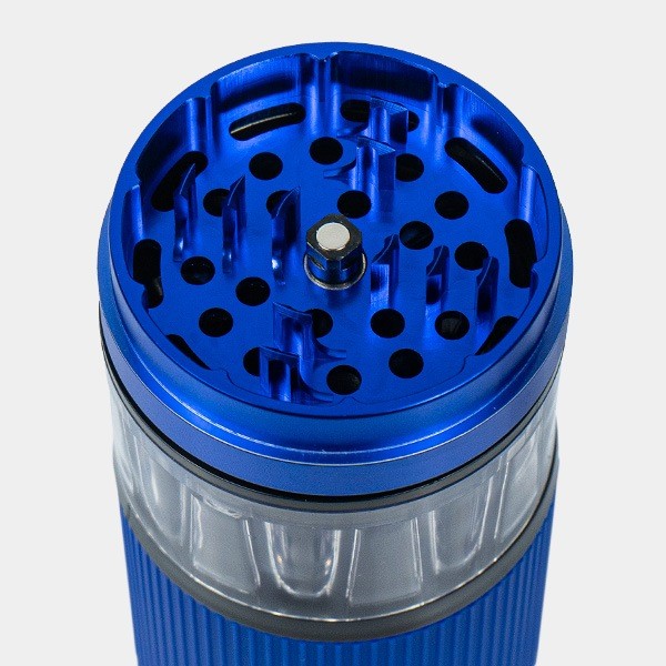 Grinder with Cone Filler blue