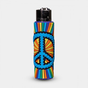 Clipper Hippie Passion 3 Lighter with Silicone Case