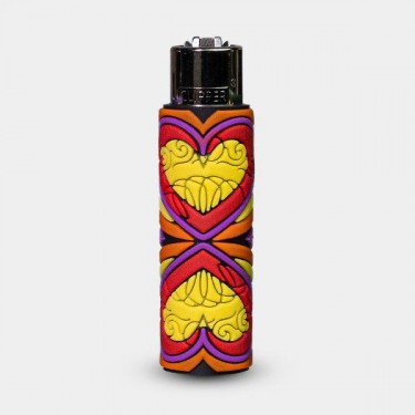 Clipper Hippie Passion 3 Lighter with Silicone Case