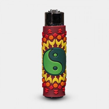 Clipper Hippie Passion 3 Lighter with Silicone Case