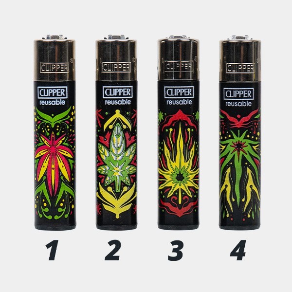 View Jamaican Vibes 2 Clipper Lighter - GB The Green Brand