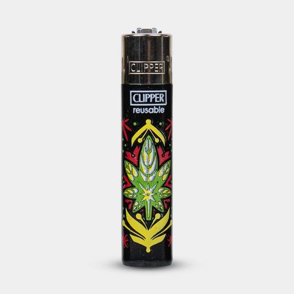 Jamaican Vibes 2 Clipper Lighter - GB The Green Brand