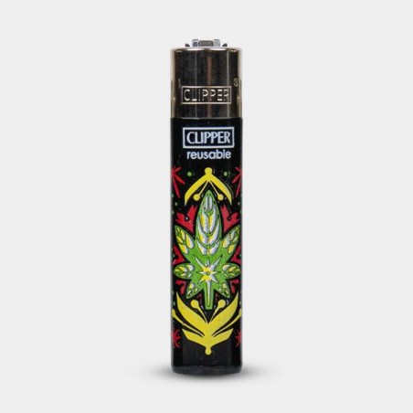 Jamaican Vibes 2 Clipper Lighter - GB The Green Brand