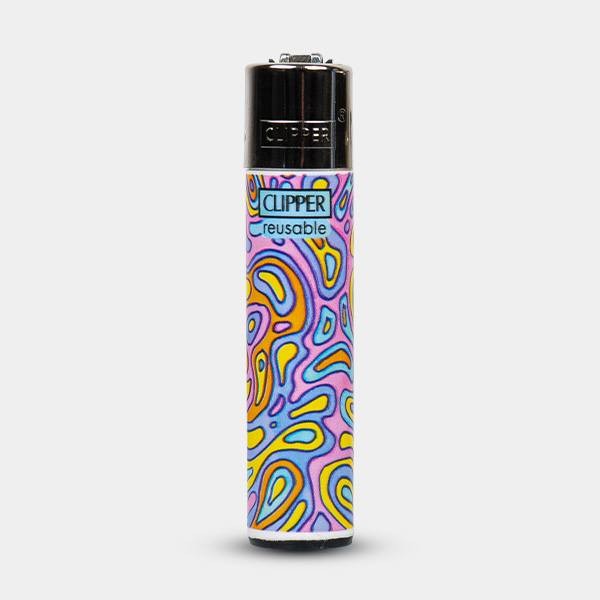 Clipper Lighter Psychedelic Art 1