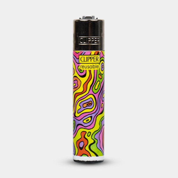 Clipper Lighter Psychedelic Art 1