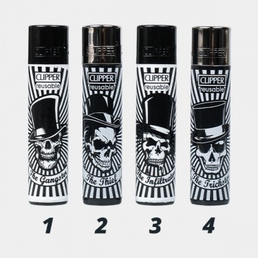 Party Skulls Clipper Lighter