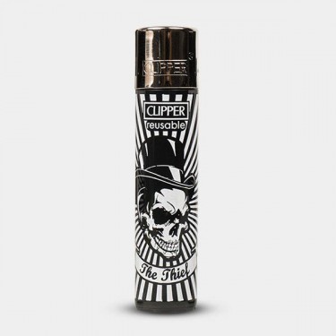Party Skulls Clipper Lighter - GB The Green Brand