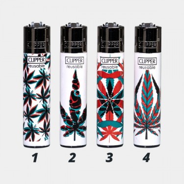 Clipper Neon Leaves 4 Lighter