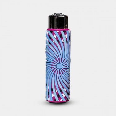 Clipper Illusion Arts Lighter with Silicone Case