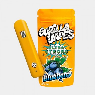 Gorilla Vape 'Blueberry' CBD 75% Gorilla Grillz
