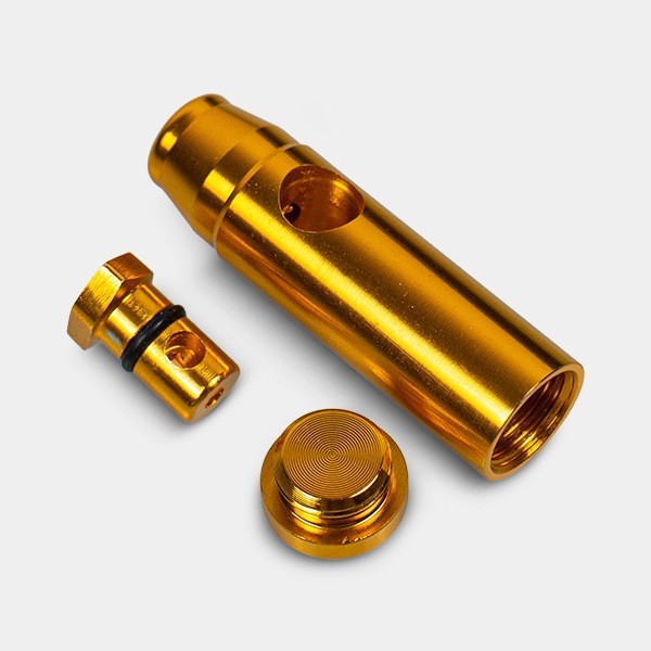 Aluminum Dispenser Snuffer gold