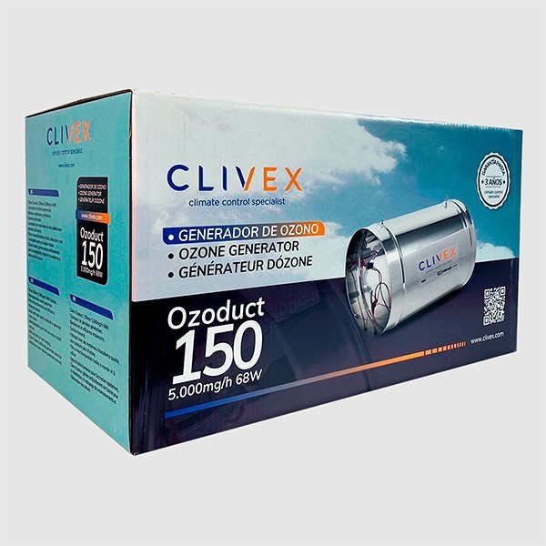 Ozoduct Clivex Inline Ozone Generator - GB The Green Brand