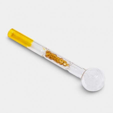 Glass Oil Pipe with Filter - GB The Green Brand