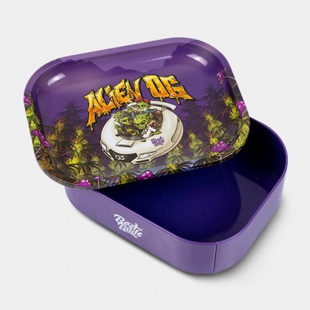 'Alien OG' Metal Box with Rolling Tray - Growbarato