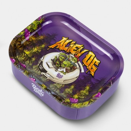 'Alien OG' Metal Box with Rolling Tray - Growbarato