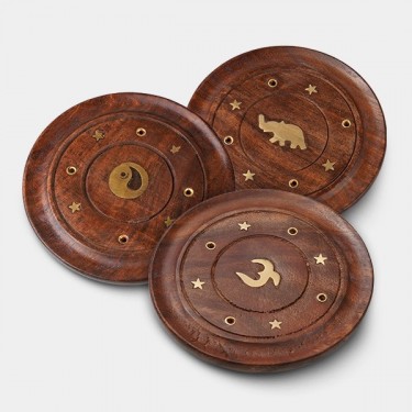 Wooden Incense Dish