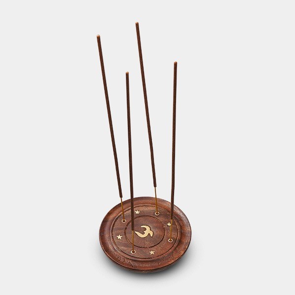 Wooden Incense Dish