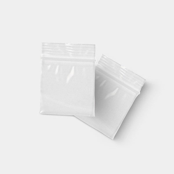 View Transparent Zip Bag 25x25mm - GB The Green Brand