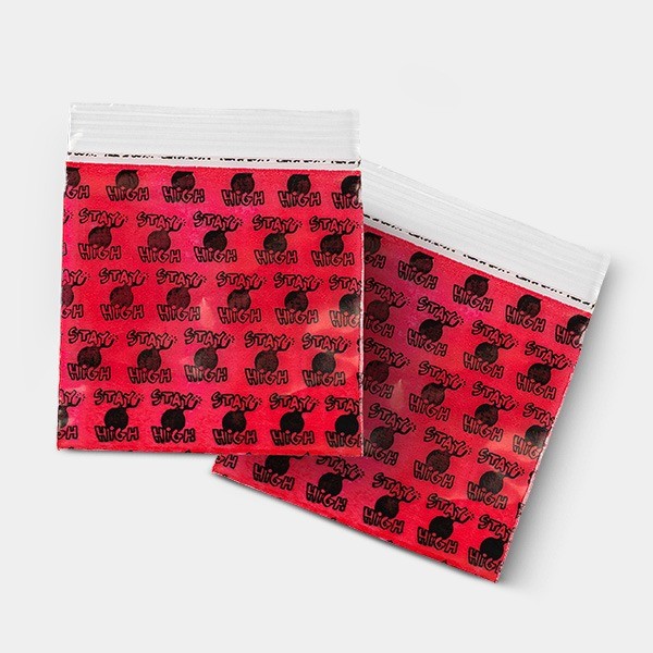 View Stay High Zip Bag 50x50mm - GB The Green Brand