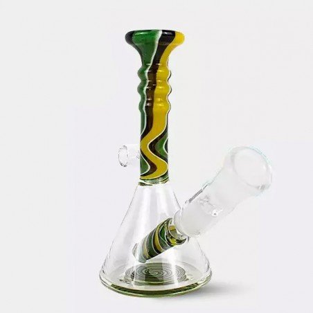 Black Leaf Mini Glass Bong 13 cm- GB